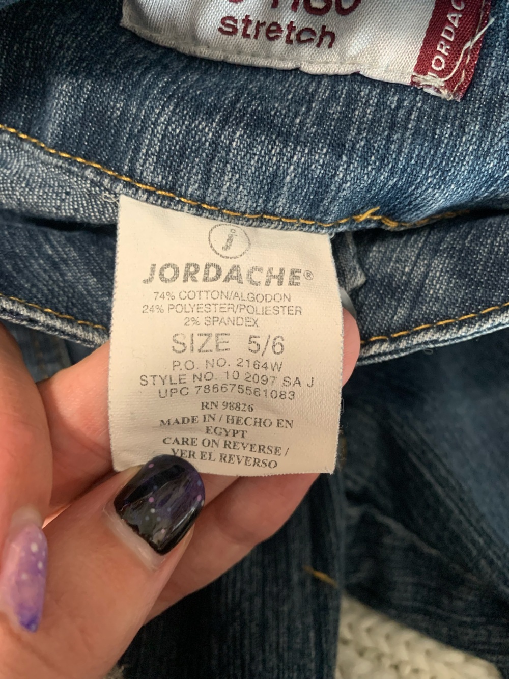 Jordache low rise flare jeans